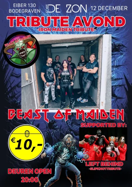 Tribute Night Beast of Maiden + support